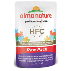 Almo Nature AN Raw Kip en Eend 55 gr.
