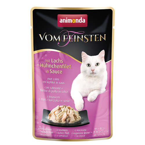 Vom Feinsten Feinsten Pouch Zalm+Kipfilet 50 gr.