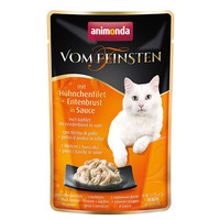 Vom Feinsten Feinsten Pouch Kipfilet+Eendenborst 50 gr.