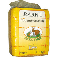 Tijssen goed voor dieren Stro Geperst 5 plakken van 1kg 5 kg.