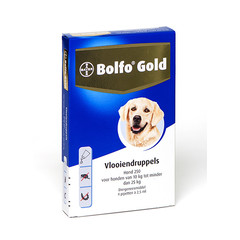 Bolfo Bolfo Gold Hond 250 > 4 Pipet 4 pip. 10 - 25 kg