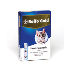 Bolfo Bolfo Gold Kat 40 > 2 Pipet 2 pip. < 4 kg