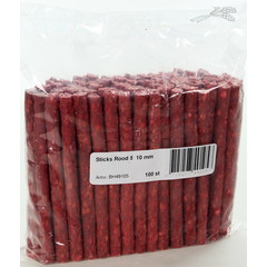 Tijssen goed voor dieren Sticks Rood 5  10 mm 100 st.