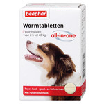 Beaphar Wormtablet All-in-one 2,5-40 kilo 4 tab.