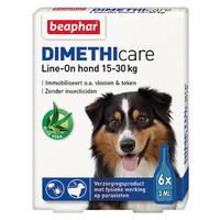 Dimethicare Dimethicare Line-on hond 15-30 kilo 6 pip. 15 - 30 kg
