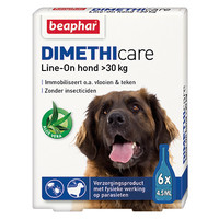 Dimethicare Dimethicare Line-on hond vanaf 30 kilo 6 pip. > 30 kg