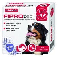 Beaphar FiproTec Dog 40-60kg 3+1 4 pip. 40 - 60 kg