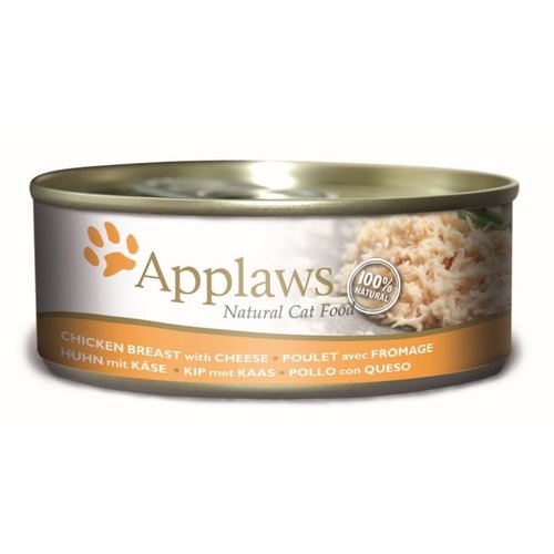 Applaws Hond & Kat Applaws Blik Cat Chicken Breast & Cheese 156 gr.