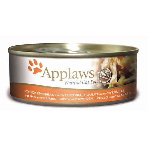 Applaws Hond & Kat Applaws Blik Cat Chicken Breast & Pumpkin 156 gr.