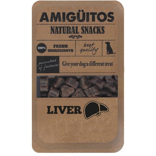 Amiguitos Amiguitos Dogsnack Liver 100 gr.