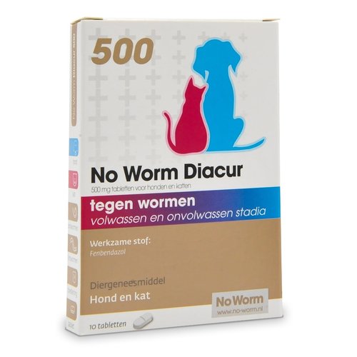 No Worm No Worm Diacur 500 Mg 10 tab.