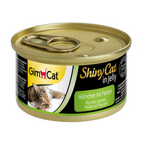 Shiny Cat ShinyCat Blik Kip met Papaja 70 gr.