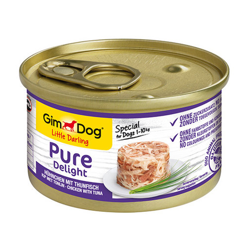 GimDog GimDog LD Pure Delight Kip met Tonijn 85 gr.