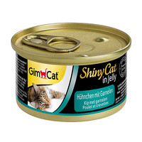 Shiny Cat ShinyCat Blik Kip met Garnalen 70 gr.