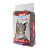 Arie Blok Huismerk 3-mix Kattenbrok 10 kg.