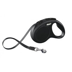 Flexi Flexi Rollijn Tape S Zwart 5 mtr. Small