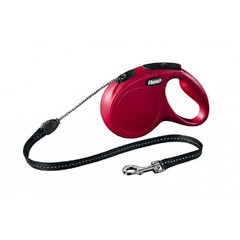 Flexi Flexi Rollijn Cord M Rood 5 mtr. Medium