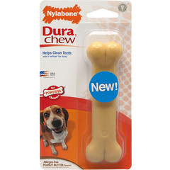 Nylabone Nylabone Bone Wolf Peanut Butter 1 st. tot 15 kg
