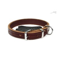 Lars Halsband Softlijn Kastanjebruin 1 st. 12 mm / 30 cm