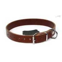 Lars Halsband Softlijn Kastanjebruin 1 st. 22 mm / 55 cm