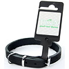 Tijssen goed voor dieren Halsband Vetleer Zwart 1 st. 16 mm / 40 cm
