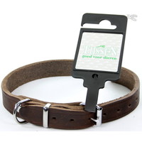 Tijssen goed voor dieren Halsband Vetleer Bruin 1 st. 18 mm / 50 cm