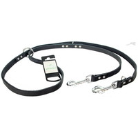 Tijssen goed voor dieren Lijn Multi Vetleer Zwart 1 st. 16 mm / 200 cm