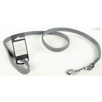 Tijssen goed voor dieren Lijn Vetleer Grijs 1 st. 16 mm / 130 cm