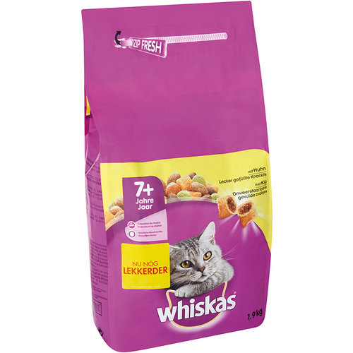 Whiskas Whiskas Droog Senior Kip 1900 gr.