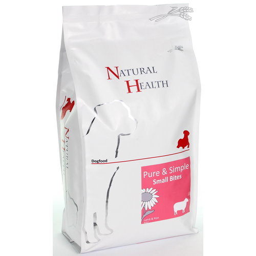 Natural Health Voer NH Dog Lamb & Rice Small Bite 2 kg.