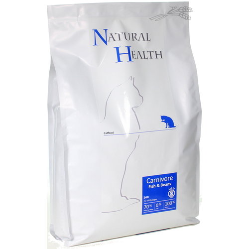 Natural Health Voer NH Cat Carnivore Fish&Beans 7,5 kg.