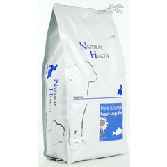 Natural Health Voer NH Dog Fish & Rice Puppy Large Bite 2,5 kg. Large Bite
