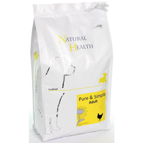 Natural Health Voer NH Dog Chicken & Rice 1.75 kg.