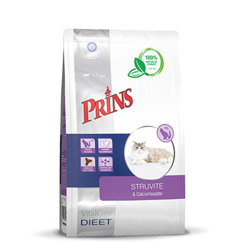 Prins Prins Dieet Cat Struvit&Calciumoxalaat 1,5 kg.