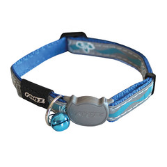 Rogz Beltz Catz NightCat Halsband S Blauw 1 st. Small