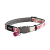 Rogz Beltz Catz GlowCat Halsband S Pink Butterflies 1 st. Small