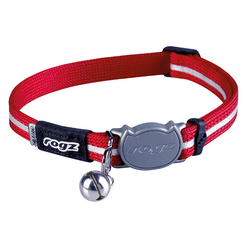 Rogz Beltz Catz AlleyCat Halsband S Rood 1 st. Small