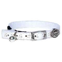 Rogz Beltz Catz Trendycat Halsband S Leather White 1 st. Small