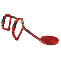 Rogz Beltz Catz AlleyCat Tuig+Lijn XS Rood 1 st. Extra Small