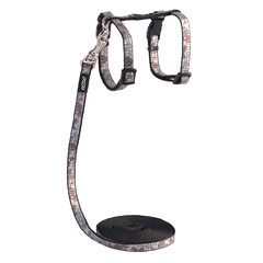 Rogz Beltz Catz Reflectocat Tuig+Lijn XS Black Cat 1 st. Extra Small