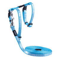 Rogz Beltz Catz Sparklecat Tuig+Lijn XS Turquoise 1 st. Extra Small