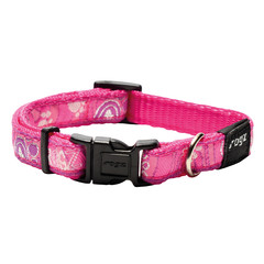 Rogz Beltz Fancy Dress Halsband S Pink Paw 1 st. Small
