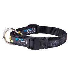 Rogz Beltz Fancy Dress Halsband L Multi Bone Black 1 st. Large