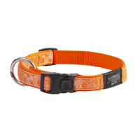 Rogz Beltz Fancy Dress Halsband L Orange Doodle-Orange 1 st. Large