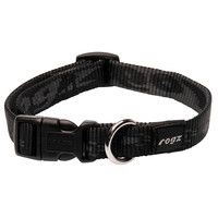 Rogz Beltz Alpinist Halsband M Zwart 1 st. Medium