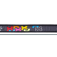 Rogz Beltz Fancy Dress Slipband M Multi Bone Black 1 st. Medium