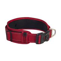 Rogz Beltz Utility Gevoerde Halsband XXL Rood 1 st. Extra Extra Large