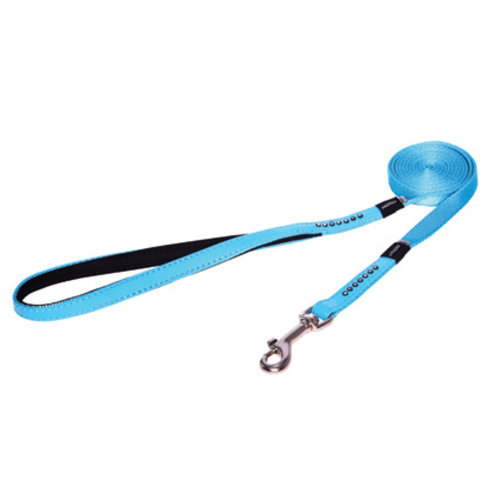 Rogz Beltz Lapz Luna LangeLijn S Blauw+Gratis Halsband 1 st. Small