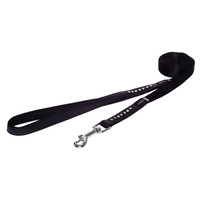 Rogz Beltz Lapz Luna LangeLijn M Zwart+Gratis Halsband 1 st. Medium