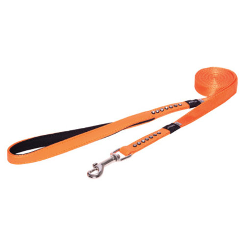 Rogz Beltz Lapz Luna LangeLijn M Oranje+Gratis Halsband 1 st. Medium